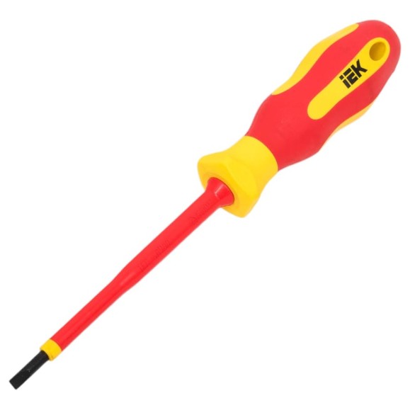 Отвертка IEK Arma2l 5 диэлектрическая sl4,0x100 т2 A2L5-SC30-T2-SL-40-100 Отвертка IEK Arma2l 5 диэлектрическая sl4,0x100 т2 A2L5-SC30-T2-SL-40-100