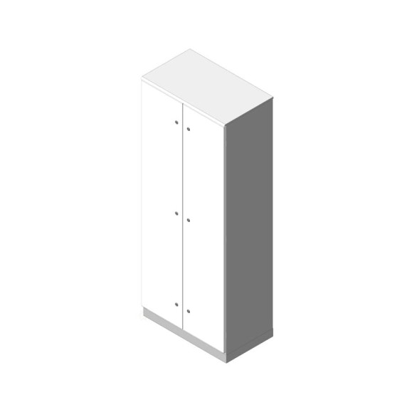 Корпус MULTICOLOR ВРУ-1 IP-54 (1000x2000x450) двустворчатый (ШхВхГ) RAL 7035 MLT.VRU1.54.100.20.45.2D