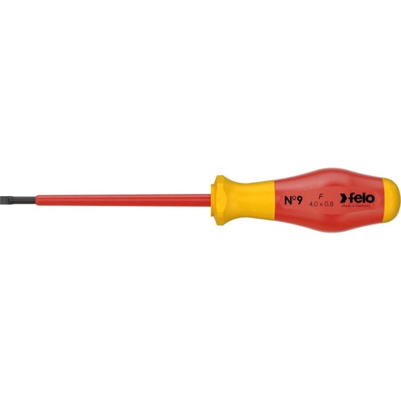 Диэлектрическая шлицевая отвертка Felo SL4,0 91304090