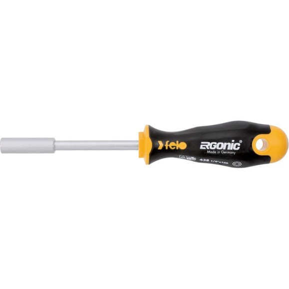Отвертка Felo Ergonic с насадкой под биты 1/4" 43812540