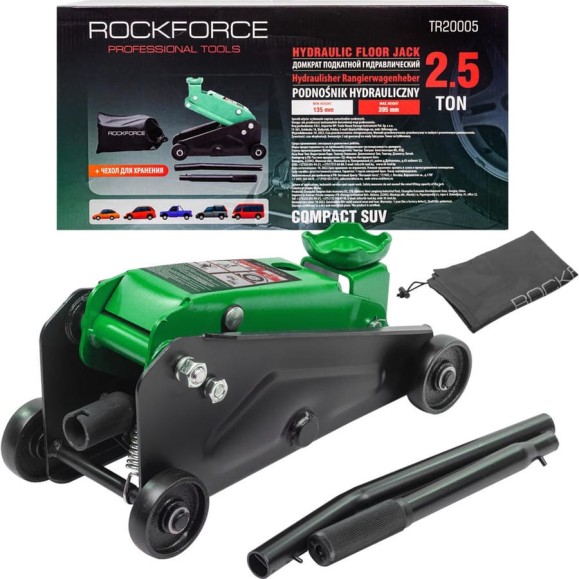 Домкрат гидравлический подкатной Rockforce 2,5т Домкрат гидравлический подкатной Rockforce 2,5т