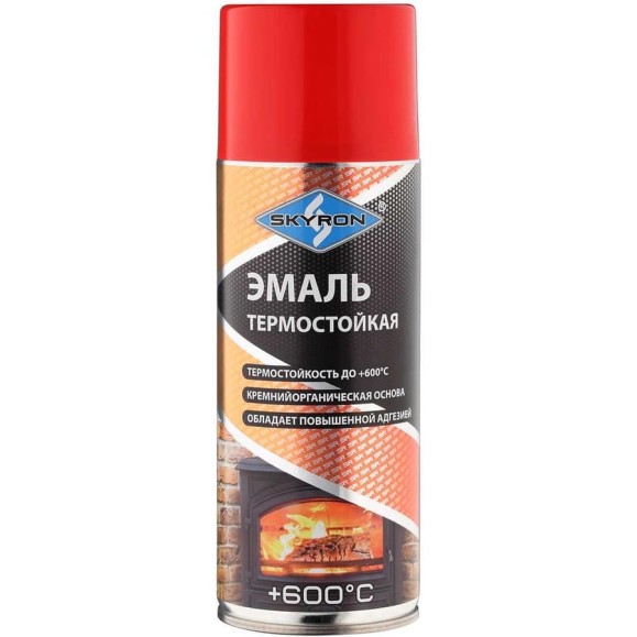 Термостойкая эмаль SKYRON красная SR-53006