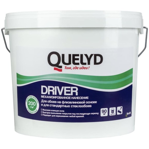 Клей для стеклохолста и стеклообоев QUELYD DRIVER 18 кг 50125902