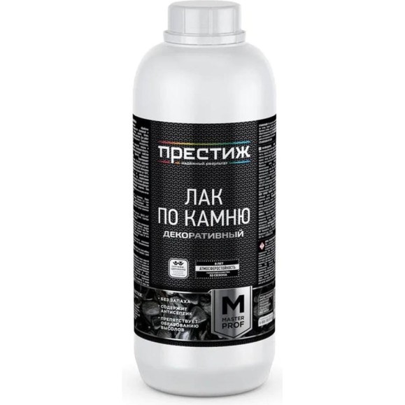 Лак по камню ПРЕСТИЖ декоративный 1 л 260707