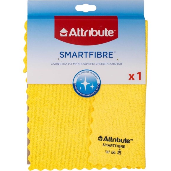 Салфетка Attribute Smartfibre из микрофибры, универсальная ACS511 Салфетка Attribute Smartfibre из микрофибры, универсальная ACS511