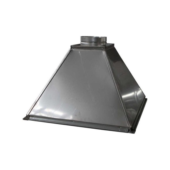 Вытяжной зонт Вентека прямоугольного сечения тип 1 - 1200x600-500/225x225/Ф125-80 Рулон оц.(08ПС)0.70 _ш30у105/-_ 19-7990000001707
