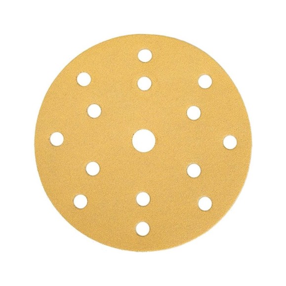 Шлифовальный круг Interflex Gold AP215C 150 мм, на липучке, 15 отверстий, Р400 3127043315 Шлифовальный круг Interflex Gold AP215C 150 мм, на липучке, 15 отверстий, Р400 3127043315