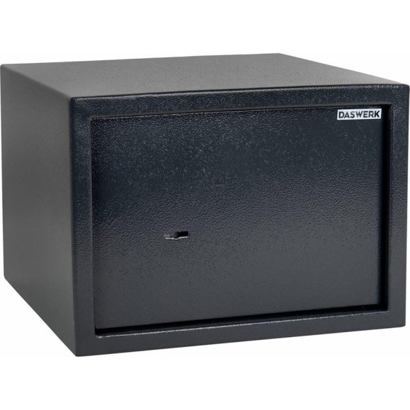 Мебельный сейф DASWERK SC-250KL 250x350x250 мм, ключевой замок, графит 291342 Мебельный сейф DASWERK SC-250KL 250x350x250 мм, ключевой замок, графит 291342