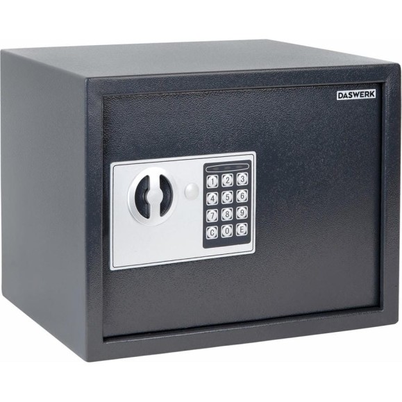 Мебельный сейф DASWERK SC-250EL 250x350x250 мм, электронный замок, графит 291343 Мебельный сейф DASWERK SC-250EL 250x350x250 мм, электронный замок, графит 291343