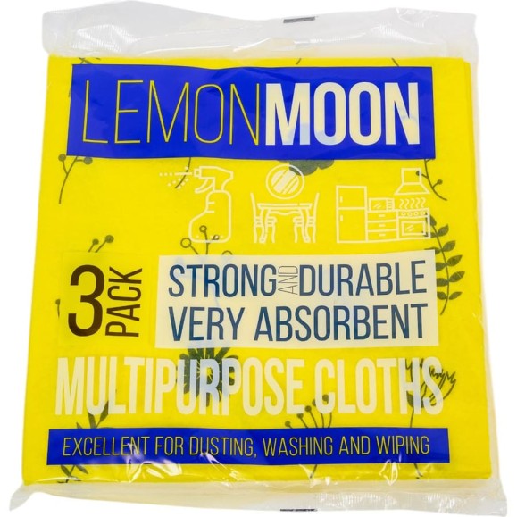 Салфетка вискозная Lemon Moon с печатью 380x380 110 г/м2 3 шт. L401 Салфетка вискозная Lemon Moon с печатью 380x380 110 г/м2 3 шт. L401
