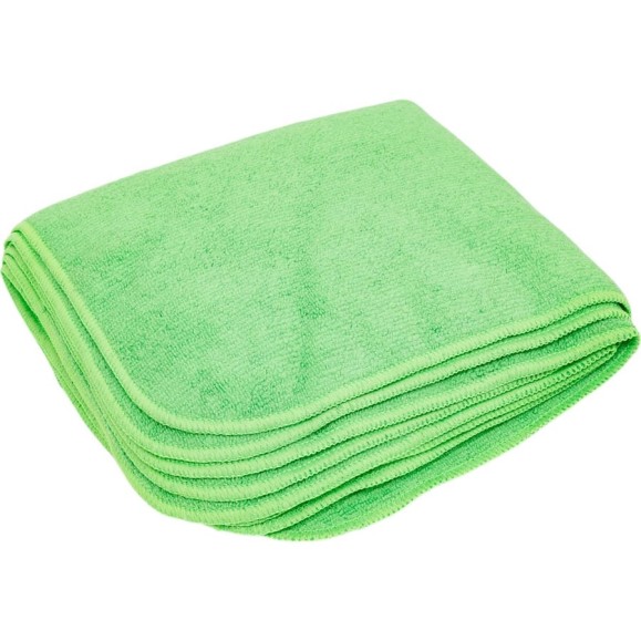 Микрофибра ACG 35х40 см, 280 г/м2, зеленая, 5 шт. в уп. 1019743