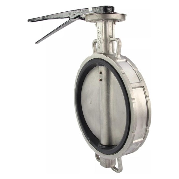 Затвор дисковый поворотный DN.ru 316L-316L-EPDM Ду250 Ру16 с рукояткой D050-01333