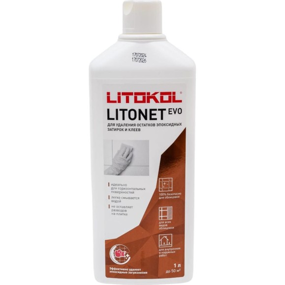 Жидкое моющее средство LITOKOL LITONET EVO 1L X 12 1 L 484850002
