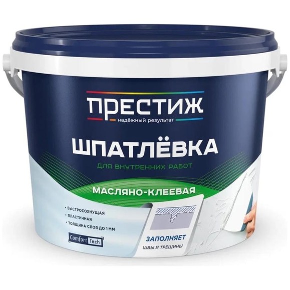 Шпатлевка масляно-клеевая ПРЕСТИЖ 3 кг 260711 Шпатлевка масляно-клеевая ПРЕСТИЖ 3 кг 260711