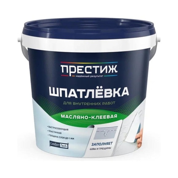 Шпатлевка масляно-клеевая ПРЕСТИЖ 1,5 кг 260710 Шпатлевка масляно-клеевая ПРЕСТИЖ 1,5 кг 260710