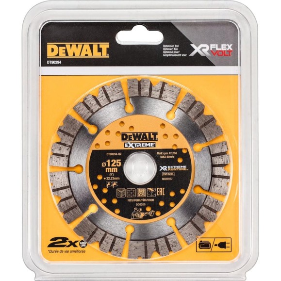 Диск алмазный отрезной Dewalt DT90294 125x22.2 мм Dewalt DT90294-QZ Диск алмазный отрезной Dewalt DT90294 125x22.2 мм Dewalt DT90294-QZ