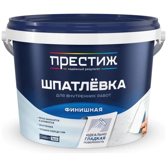 Шпатлевка финишная ПРЕСТИЖ 3 кг 260719 Шпатлевка финишная ПРЕСТИЖ 3 кг 260719