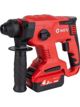 Перфоратор KEN BL2120-40C (20V 4.0AhВ) с регулировкой оборотов, 3-22 мм, 0-1400об/мин 115.413.9405 Перфоратор KEN BL2120-40C (20V 4.0AhВ) с регулировкой оборотов, 3-22 мм, 0-1400об/мин 115.413.9405
