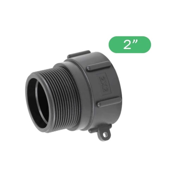 Переходник на еврокуб ПоливНаДаче 2"(S60) х 2" (наружная резьба) S60x2HP