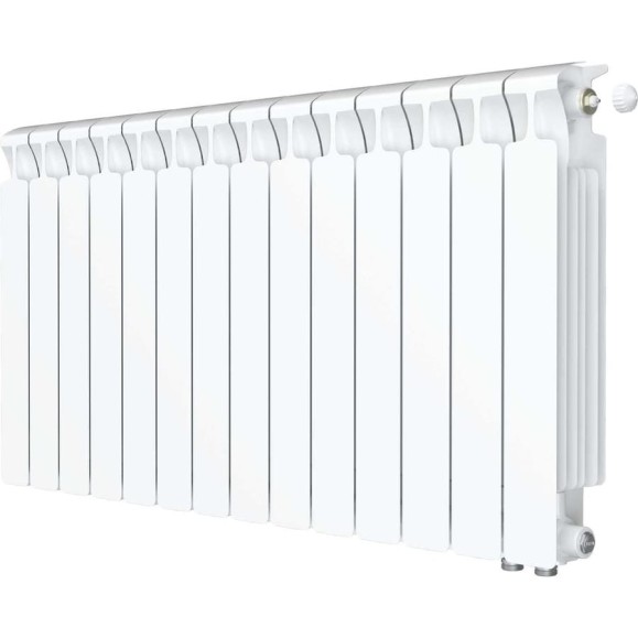 Биметаллический радиатор RIFAR MONOLIT Ventil 500 14 секц. нижн. прав. R-MN-500-14-VR