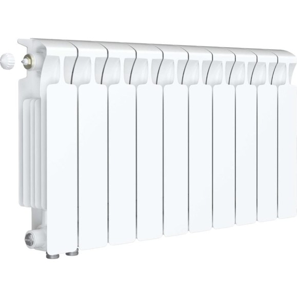 Биметаллический радиатор RIFAR MONOLIT Ventil 350 10 секц. нижн. лев. R-MN-350-10-VL