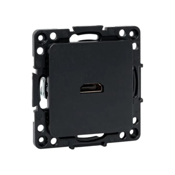 Механизм розетки HDMI EKF Стокгольм черный EZA00-327-10