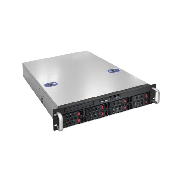 Серверная платформа Pro 2U550-HS08 RM 19", высота 2U, глубина 550, Redundant БП 2x1000W, 8xHotSwap, USB ExeGate 292416