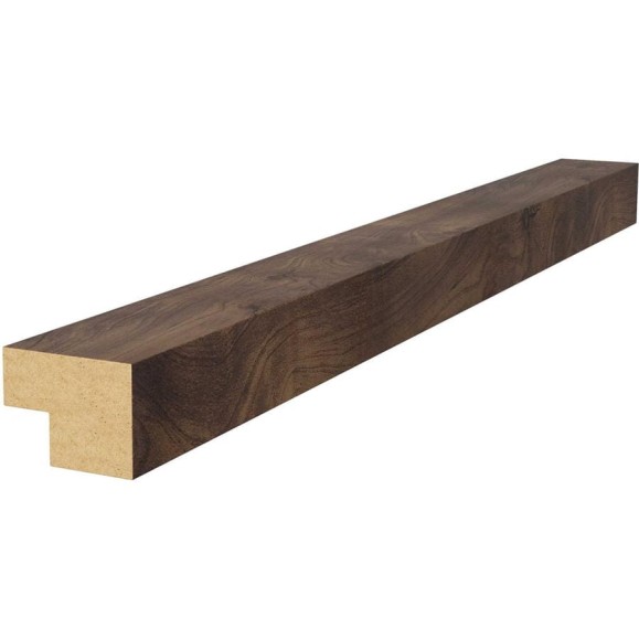 Торцевая рейка Cosca Decor 25x19x2750 мм, МДФ, дуб старинный натуральный 00-00076259