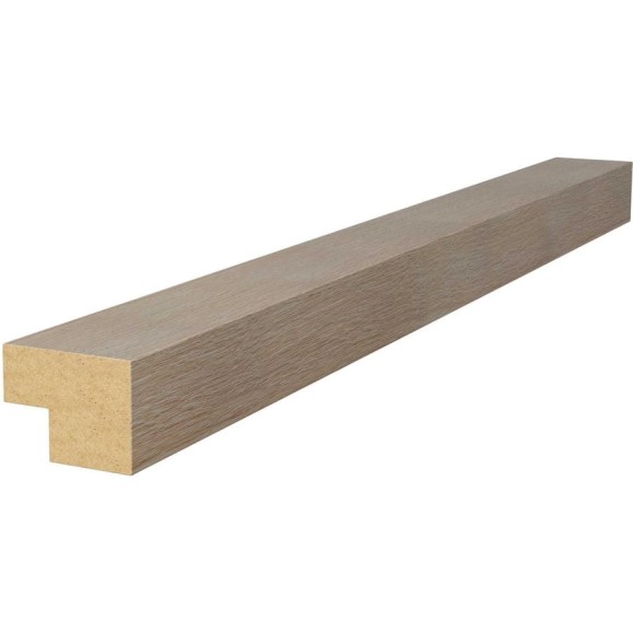 Торцевая рейка Cosca Decor 25x19x1350 мм, МДФ, ясень тирамису 00-00076278