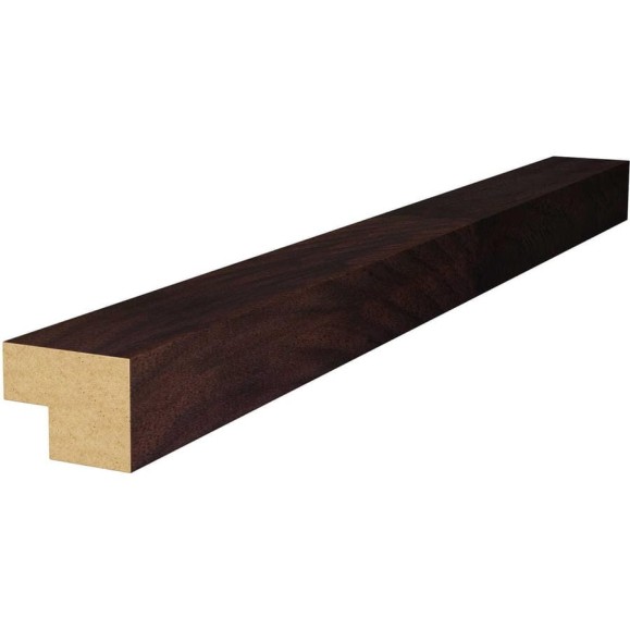 Торцевая рейка Cosca Decor 25x19x1350 мм, МДФ, дуб барон темный 00-00076271