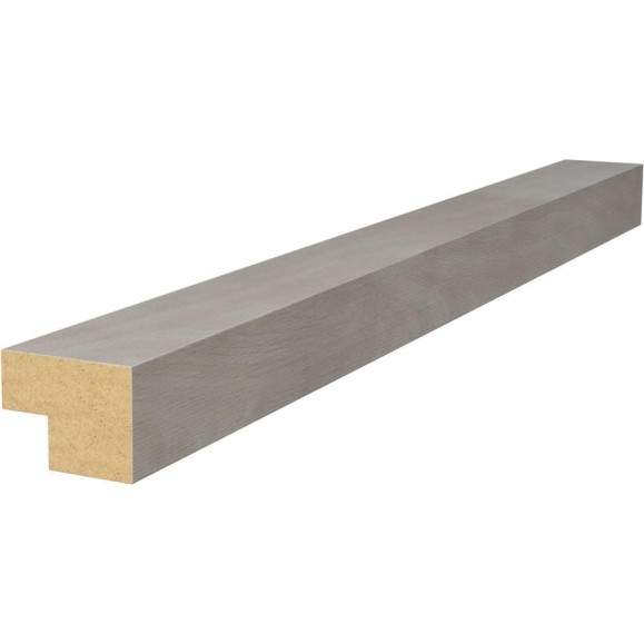 Торцевая рейка Cosca Decor 25x19x2750 мм, МДФ, ясень кристалл 00-00076263 Торцевая рейка Cosca Decor 25x19x2750 мм, МДФ, ясень кристалл 00-00076263