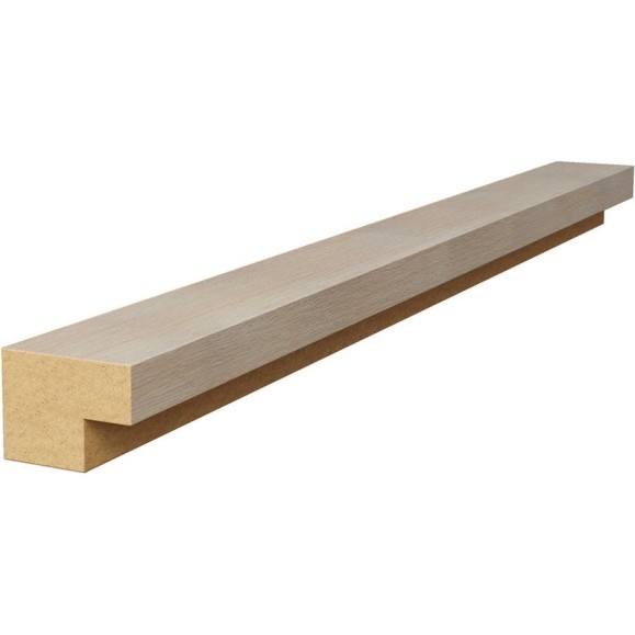 Торцевая рейка Cosca Decor 25x19x2750 мм, МДФ, ясень тирамису 00-00076264