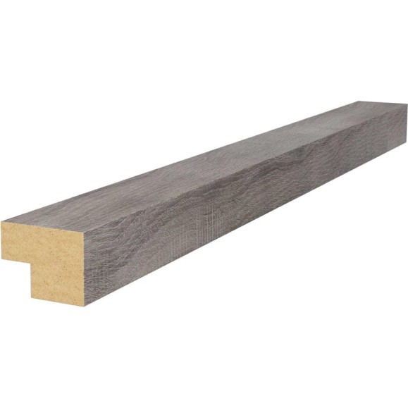 Торцевая рейка Cosca Decor 25x19x1350 мм, МДФ, дуб дымчатый 00-00076273
