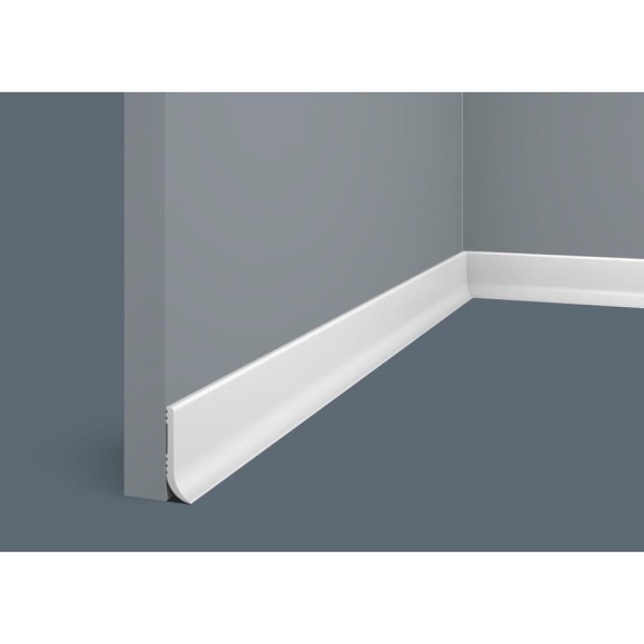 Плинтус Cosca Decor 40x12x2000 мм, экополимер, PL001 00-00081047