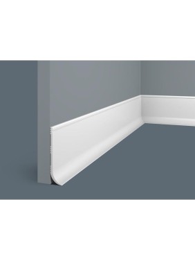 Плинтус Cosca Decor 80x18x2000 мм, экополимер, PL003 00-00081049