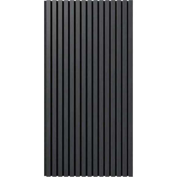 Cosca Decor Акустическая панель, черный войлок, 1200x600x21 мм, шпон дуб антрацит темно-серый 00-00078921