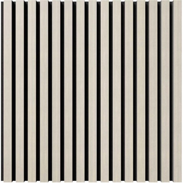 Акустическая панель Cosca Decor черный войлок, 600x600x21 мм, шпон дуб клэр светлый 00-00078920