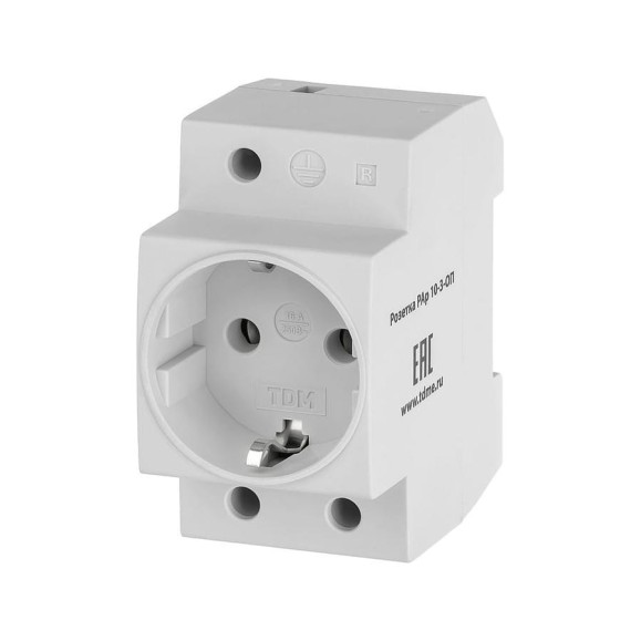 Розетка с заземляющим контактом TDM ELECTRIC РАр10-3-ОП Shuko SQ0209-0001 Розетка с заземляющим контактом TDM ELECTRIC РАр10-3-ОП Shuko SQ0209-0001