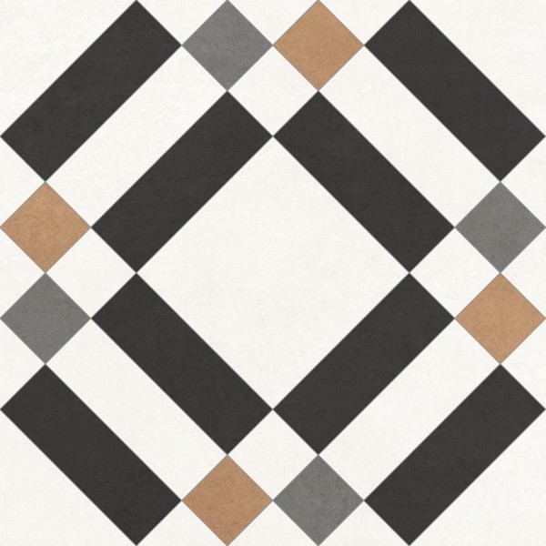 Керамогранит матовый Дизайн Микс 1 / Design Mix 1 NewTrend 200x200x8 (24 шт в уп/69,12 м в пал) GP2020DMX31