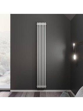 Радиатор Faberg Extra 2-х трубный, подключение - нижнее правое, секций - 6, высота - 1800, цвет - RAL9016 FB.700.2.1800.6.9016