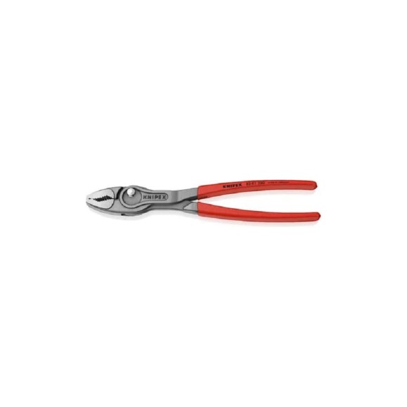 Клещи с фронтальным и боковым захватами Knipex TwinGrip зев 5-27 мм, длина 250 мм, обливные ручки KN-8201250