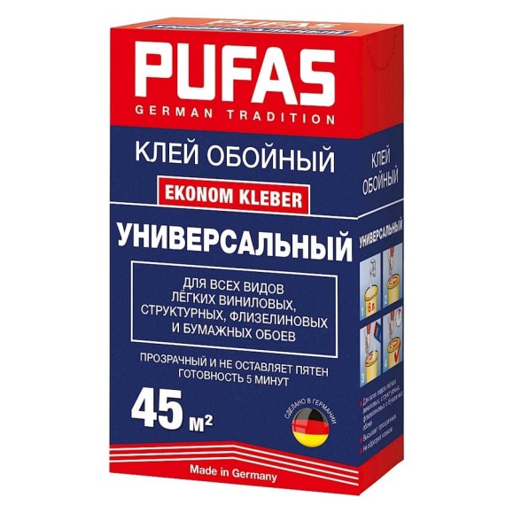 Универсальный клей PUFAS (45 кв.м; 300 г) 022012092 Универсальный клей PUFAS (45 кв.м; 300 г) 022012092