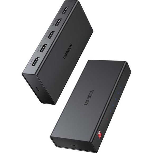 Сплиттер Ugreen CM570 (90514) 4K 60Hz HDMI 2.0 1-4 Splitter. Цвет: черный 90514_ Сплиттер Ugreen CM570 (90514) 4K 60Hz HDMI 2.0 1-4 Splitter. Цвет: черный 90514_