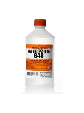 Растворитель НХП 646 ТУ, ПНД, 0,5 л. 4607059917684
