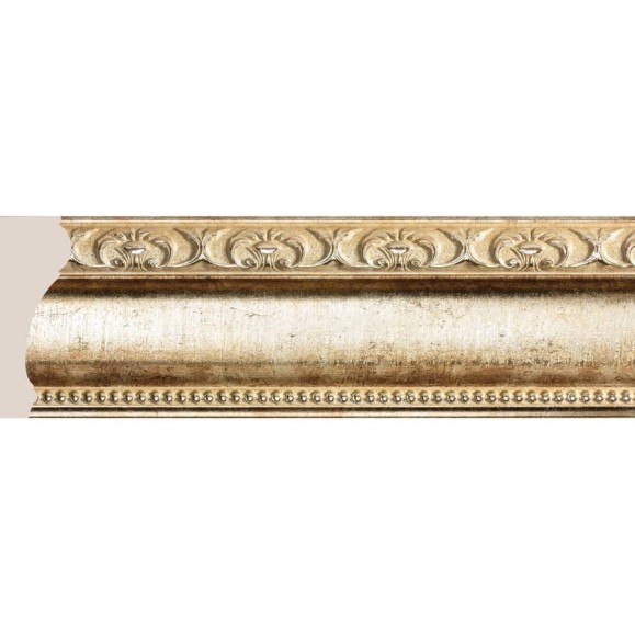 Потолочный плинтус Cosca Decor интерьерный багет, 50x22x2400 мм, Бронза СПБ016598