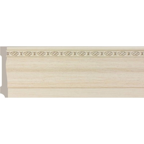 Плинтус Cosca Decor интерьерный багет, 95x14x2400 мм, Крем СПБ019703