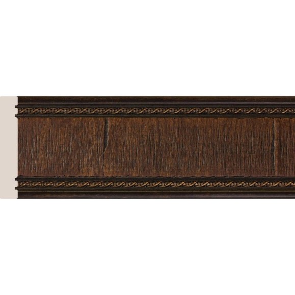 Молдинг Cosca Decor интерьерный багет, 50x11x2400 мм, Красное дерево, бордюр СПБ016639