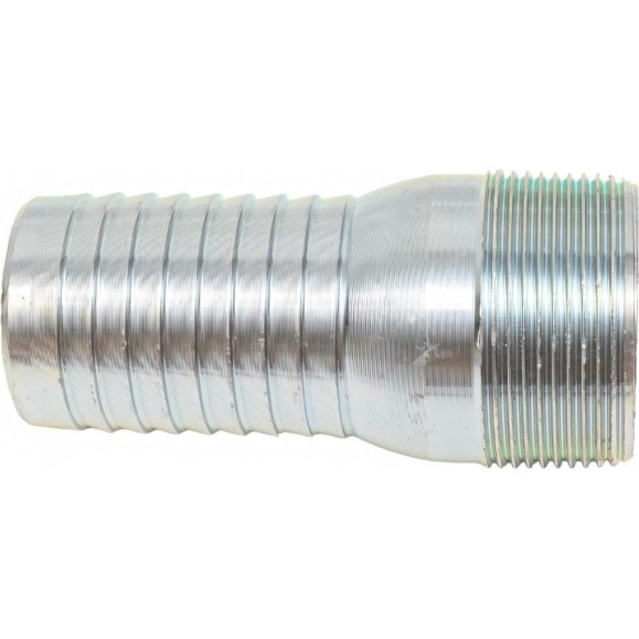 Штуцер соединительный елочка+резьба 1 1/2" (38 мм) Rusbelt 00-00028529