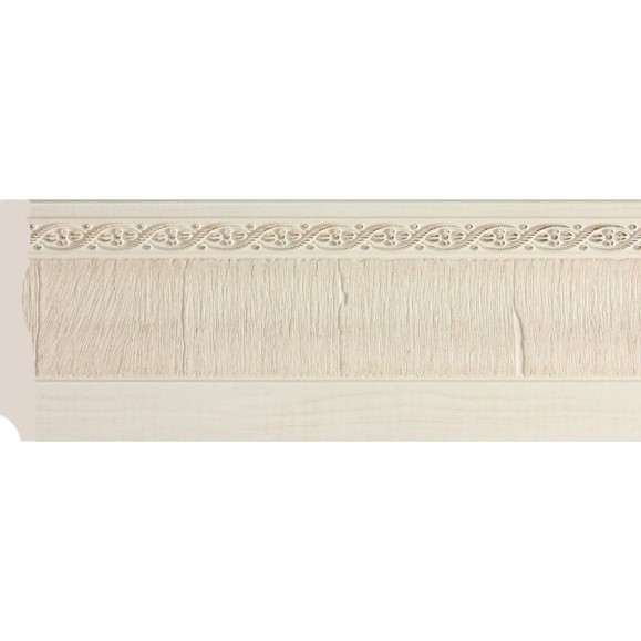 Плинтус Cosca Decor интерьерный багет, 95x14x2400 мм, Дуб белёный СПБ016625