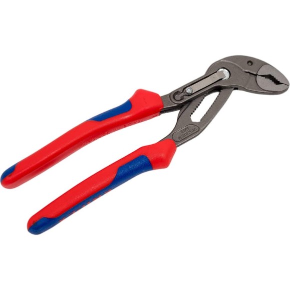 Переставные клещи Knipex Cobra, 42 мм (1 1/2"), 180 мм, серые, 2К ручки, KN-8702180SB Переставные клещи Knipex Cobra, 42 мм (1 1/2"), 180 мм, серые, 2К ручки, KN-8702180SB
